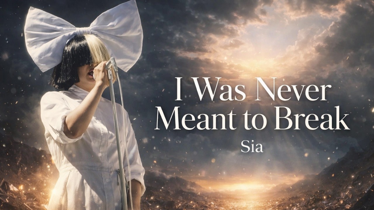 I Was Never Meant to Break – Sia | Emotional Pop Anthem | Inspirational Song | 2026 Lyrics Video