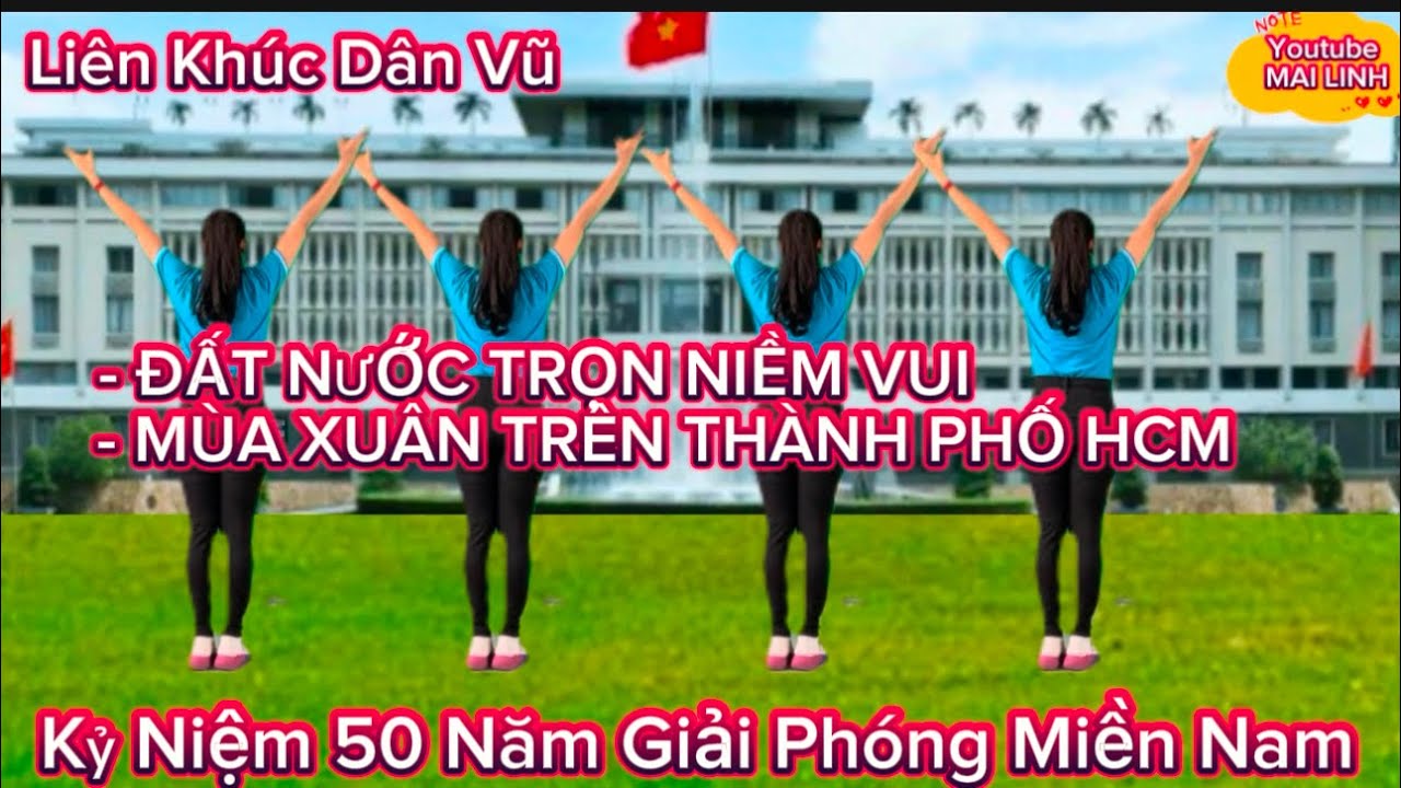 Liên Khúc - ĐẤT NƯỚC TRỌN NIỀM VUI - MÙA XUÂN TRÊN TP HCM // bài mẫu của HLHPNVN // xem hướng dẫn👇