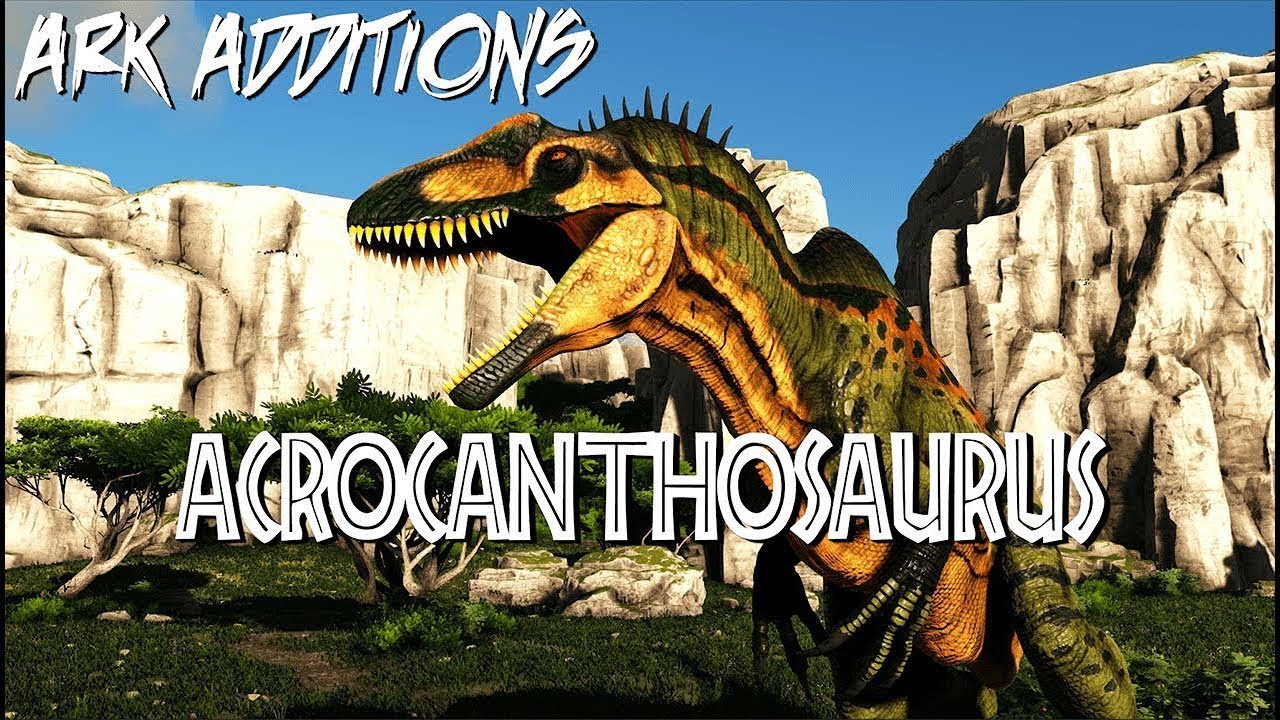 🔴ACROCANTHOSAURUS TAMING! BEST TAMING METHOD |🔴 Additions Mod..- ARK Caballus 