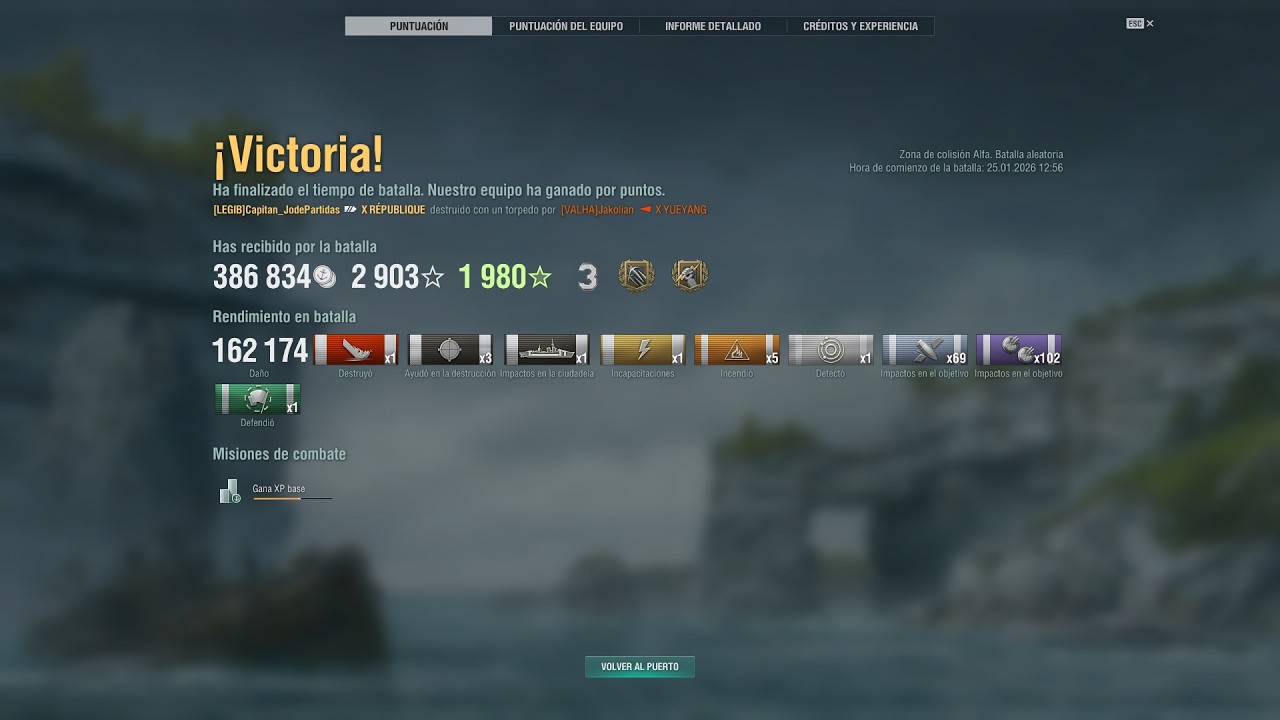 World of Warships. République. En división con TOMCATBCN y betico2 en Zona de Colisión Alfa