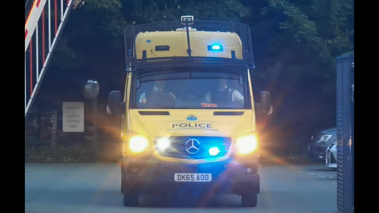 Numerous Police Assets responding out of Crosby Police Station | Merseyside Police