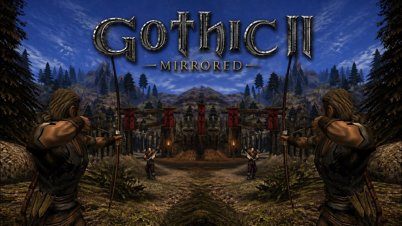🔴 Gothic 2 Noc Kruka - CAŁY GOTHIC W LUSTRZE - MIRRORED #2