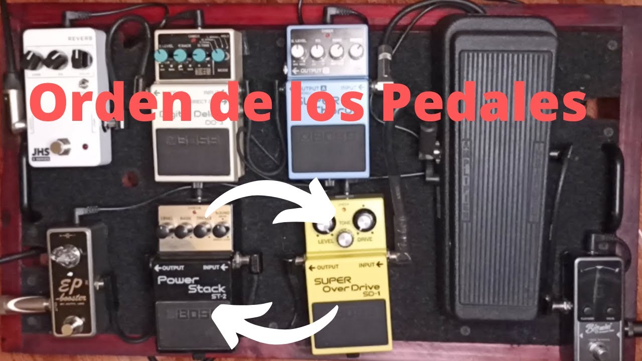 Orden de los Pedales en una Pedalera de Guitarra 🎸