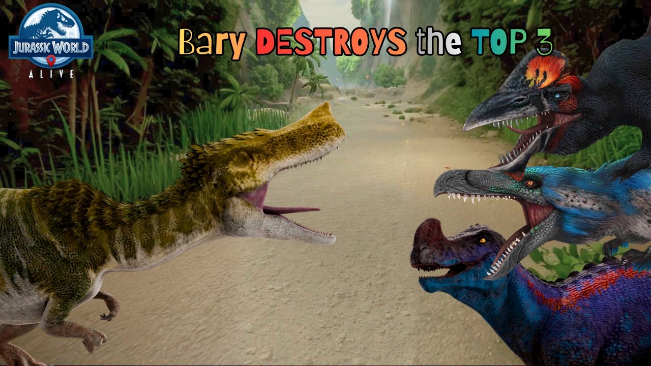 Бариотор РАЗРУШАЕТ ТОПОВУЮ МЕТУ 🤯 | PVP-сражения | Геймплей Jurassic World Alive 661