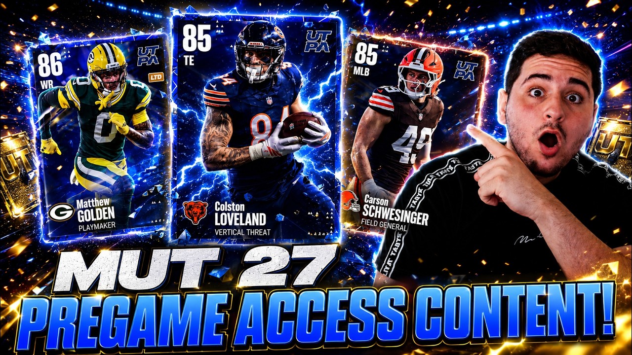 КОНТЕНТ ПРЕДМАТЧЕВОГО ДОСТУПА 1.5! MADDEN 27 ULTIMATE TEAM!