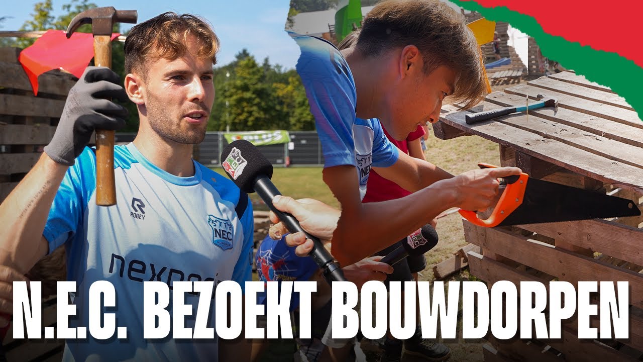 Sano, Olden Larsen en Van Rooij klussen mee met bouwdorpen in de regio