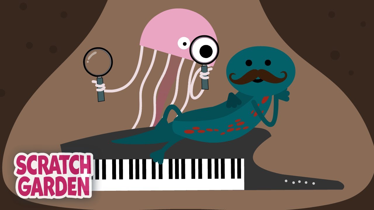There's a Hole in the Bottom of the Sea | Scratch Garden Characters Super Funny Version!