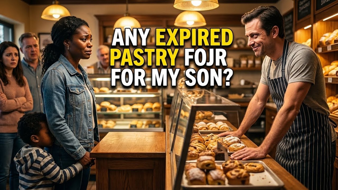 “Any Expired Pastry for My Son?” Homeless Black Mom Asked… The Millionaire Watched Everything