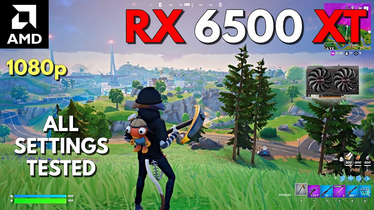 RX 6500 XT | Fortnite Chapter 6 Season 1 - 1080p All Settings Tested