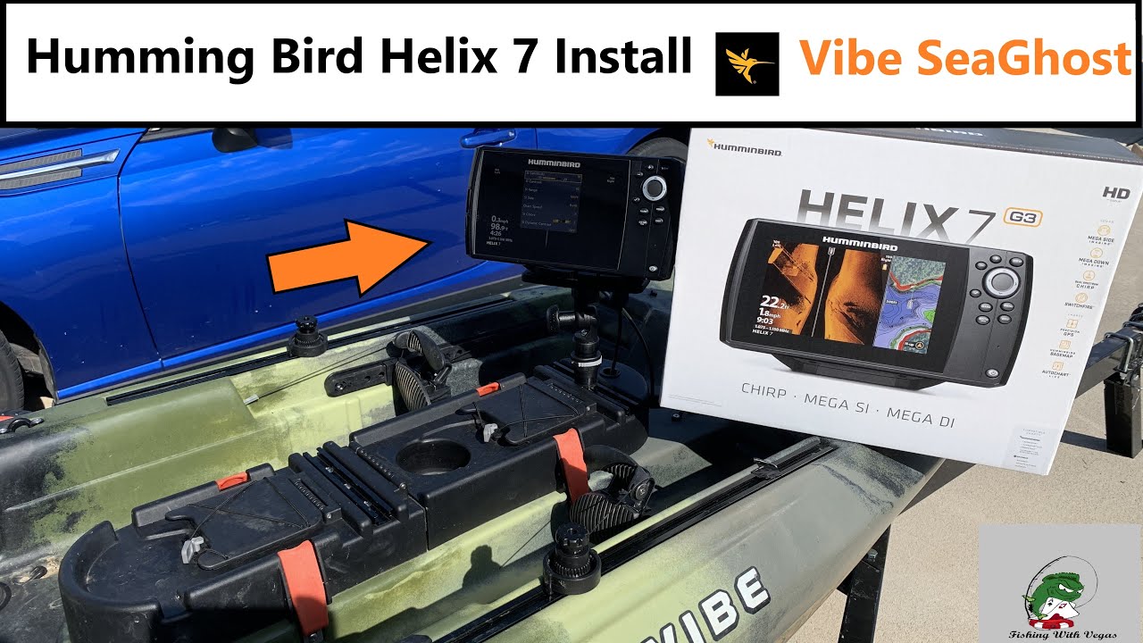 Kayak Fish Finder Install (Helix 7)