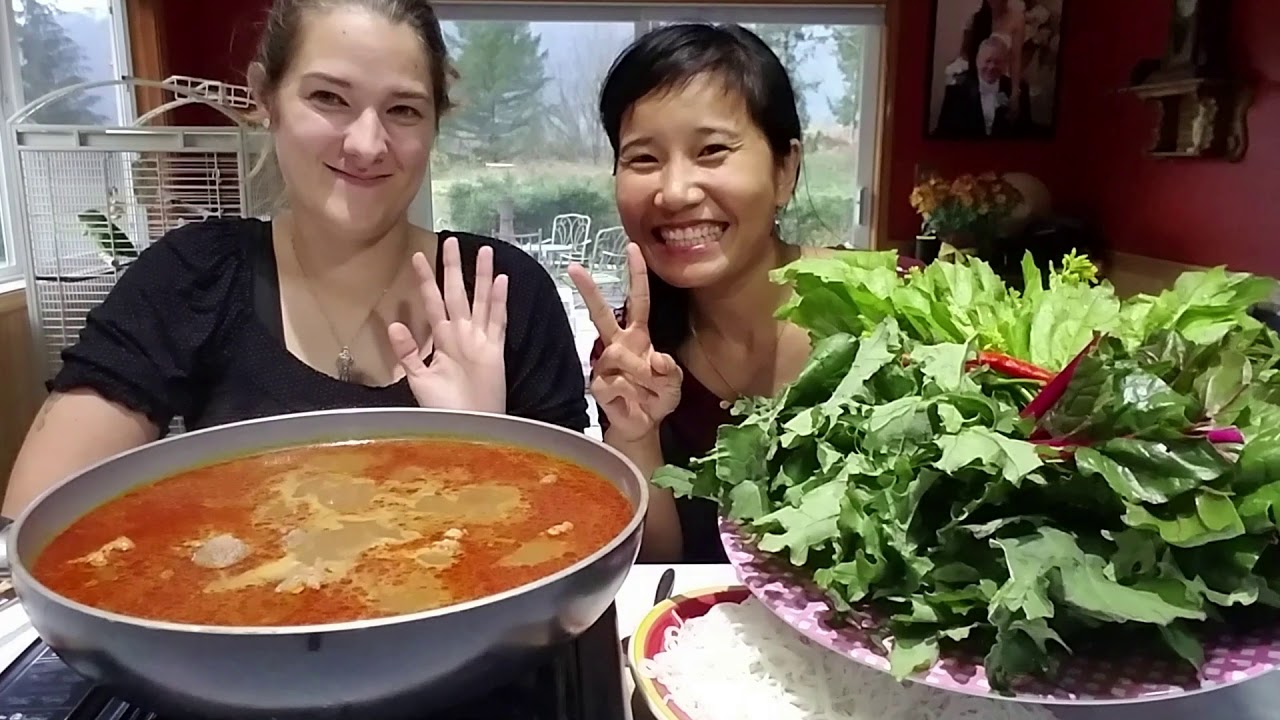 HÁI RAU  ĂN LẨU BÒ CAY SATE CÙNG BRANDY DỄ THƯƠNG NGON TUYỆT #525