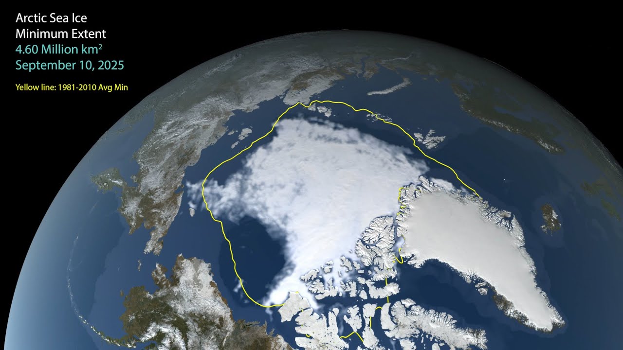 Arctic Sea Ice Minimum 2025