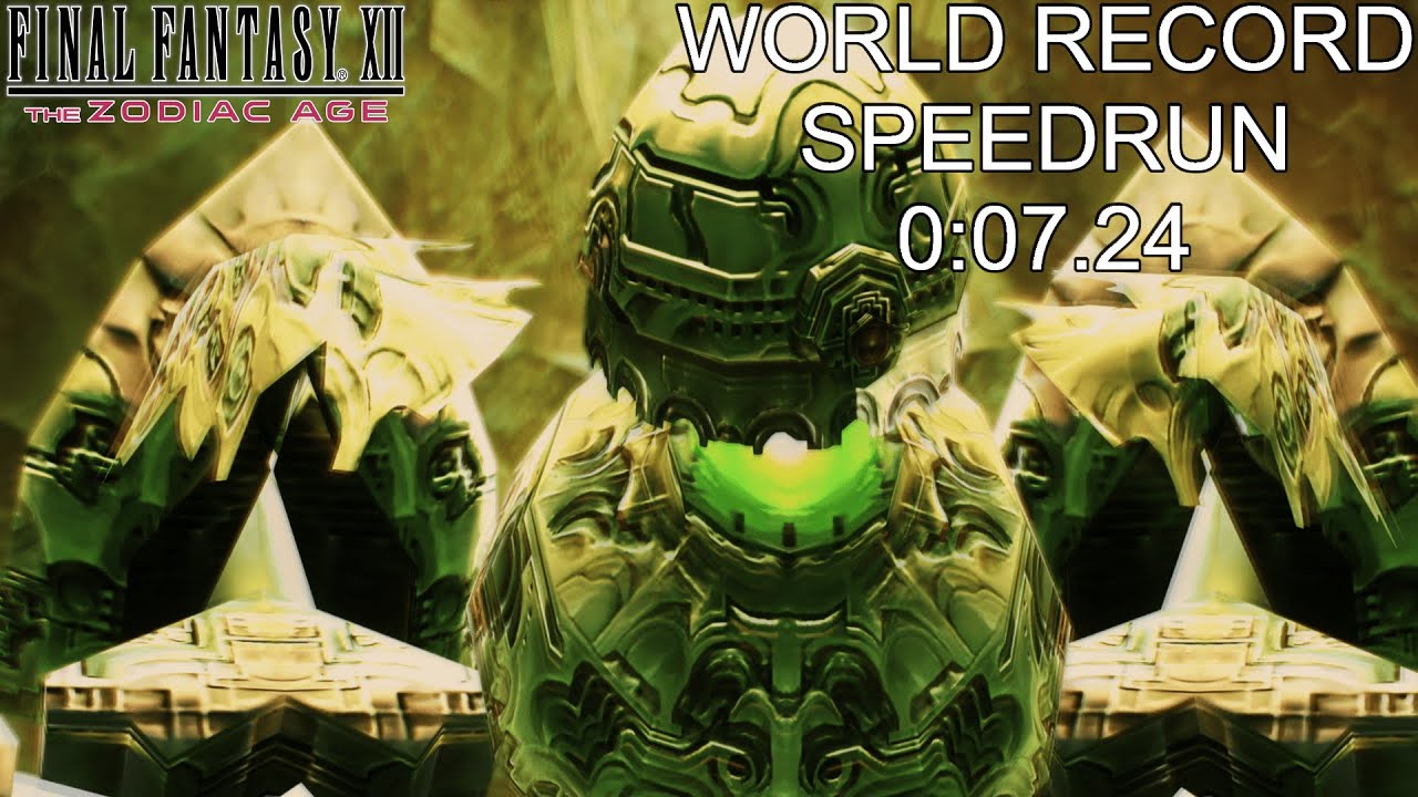 FF XII: TZA Omega Mark XII [WR] Speedrun 0:07.24 [WORLD RECORD]
