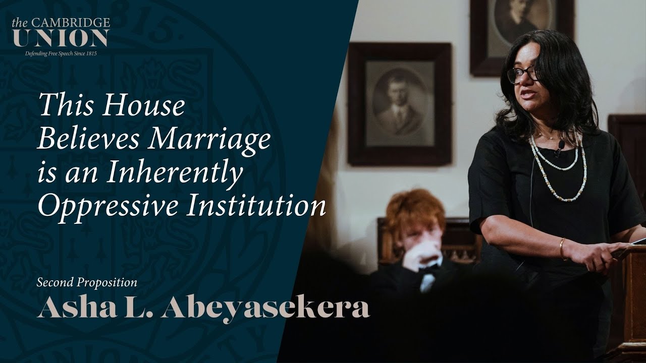 Asha L. Abeyasekera | This House Believes Marriage is an Inherently Oppressive Institution