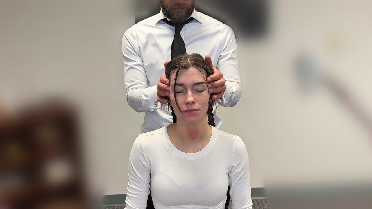 Beautiful Jaw Crack & Gut Drain *Advanced Chiropractic & Full Body Manipulation + Pulse Read Relax.