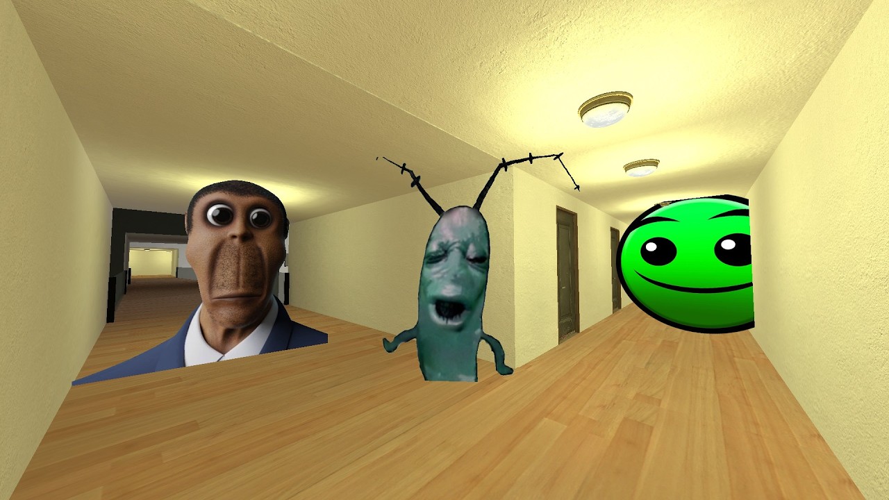 fire in the hotel plankton realistic obunga and fire in the hole in gmod #nextbot#bizcochitogmod