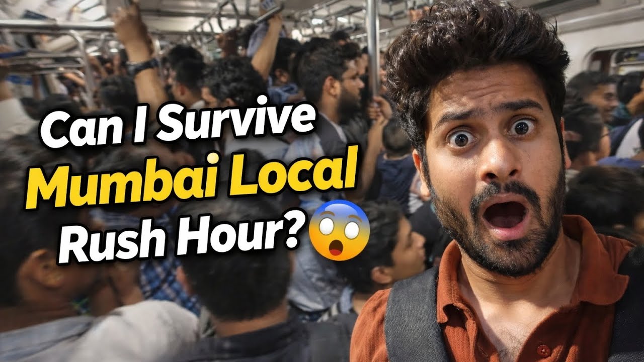 🔥 Surviving Thane Local Rush Hour 😳 | From Train Chaos to Peace at Talao Pali ❤️🌅 