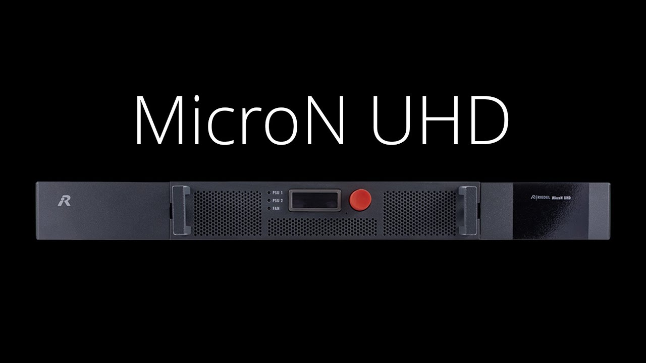 RIEDEL MicroN UHD - Distributed Video Networks Product Video