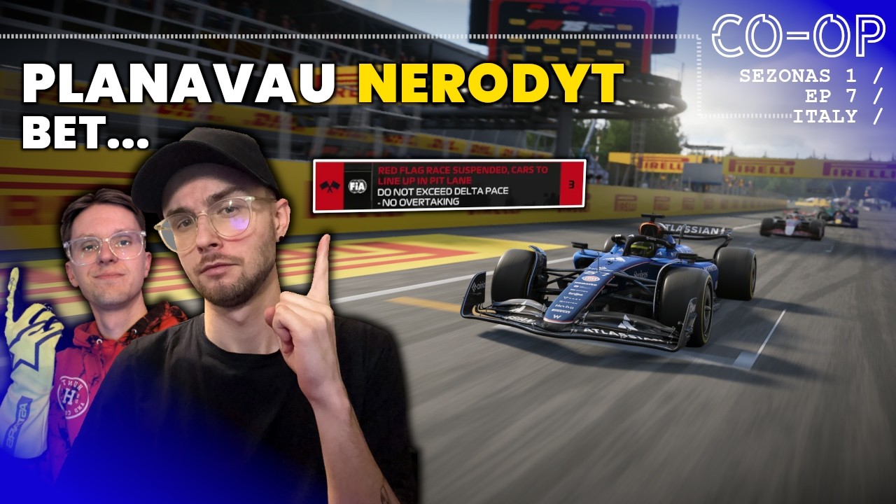 Tokių Lenktynių Nelinkiu Niekam | F1 25 su Simaxe