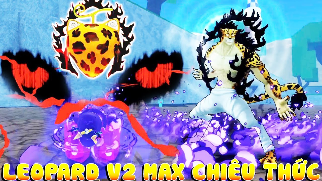 Roblox - CÔNG NHẬN TRÁI ÁC QUỶ LEOPARD V2 FULL CHIÊU PVP HÓA BÁO ĐỐM QUÁ KHỦNG - Fruit Battlegrounds