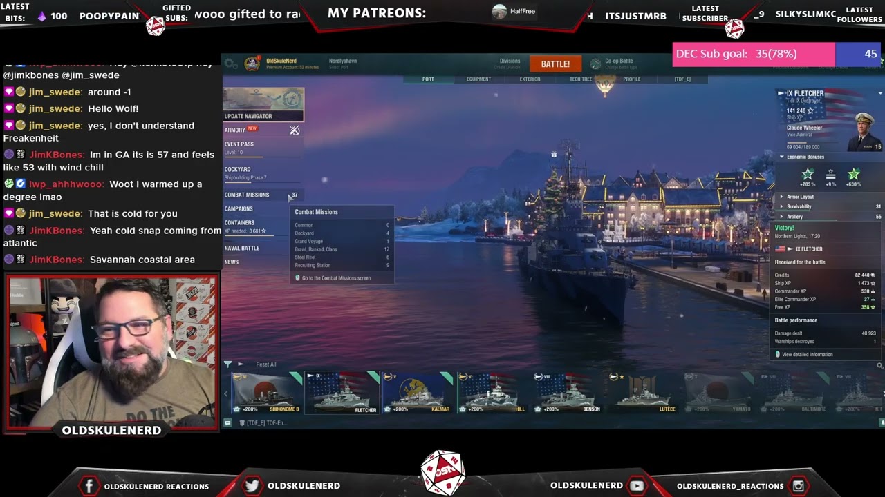 TWITCH LIVESTREAM 12/29/2025 #worldofwarships  and #reactions