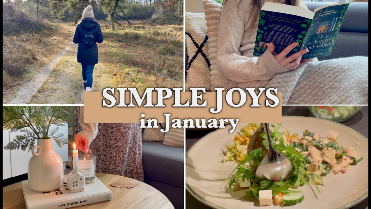 Peaceful Slow Life in Winter | Crisp Walk, Book Review & Cosy Cooking, Slow Living Countryside Vlog