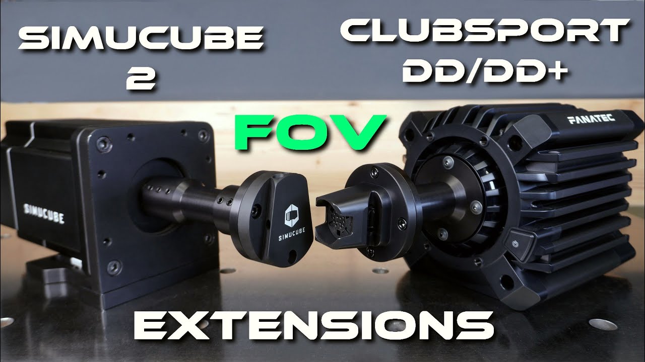 Расширения поля зрения для Fanatec Clubsport DD DD+ и Simucube 2 (официальный релиз)