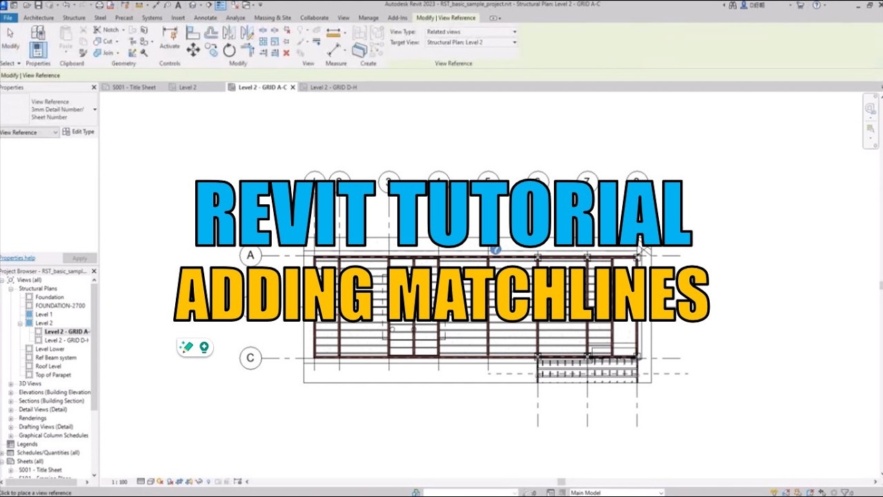 How to Add Match Lines in Revit | Complete Step-by-Step Tutorial