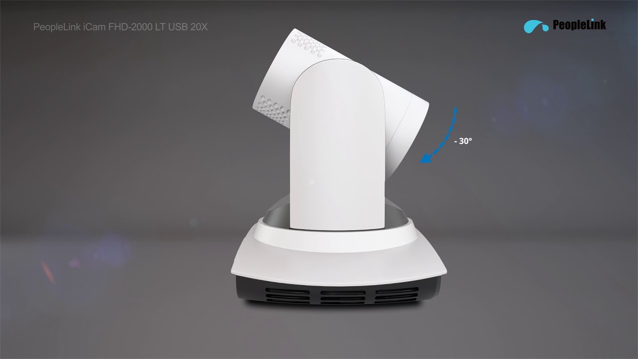 Auto lecture tracking camera with Intelligent 20X zoom by PeopleLink FHD-2000LT USB
