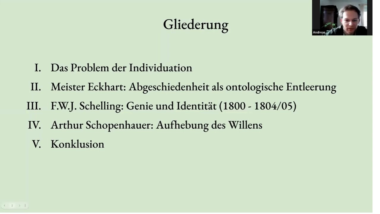 Dr  Andreas Gabler, Tod des Ich. Mystizismus u Geniephilosophie bei Eckhart, Schelling, Schopenhauer