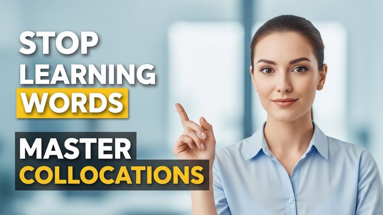 Stop Learning Words ll Master Collocations for Natural English Fluency ll 10 Minute English Academy