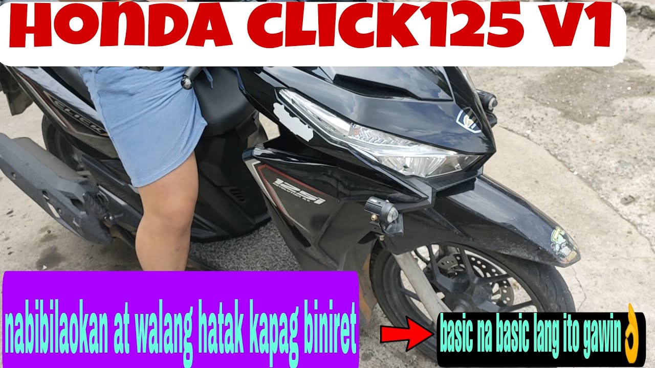 honda click 125 palyado at nabibilaokan at namamatay sa gitna ng daan.dilikado ito😰