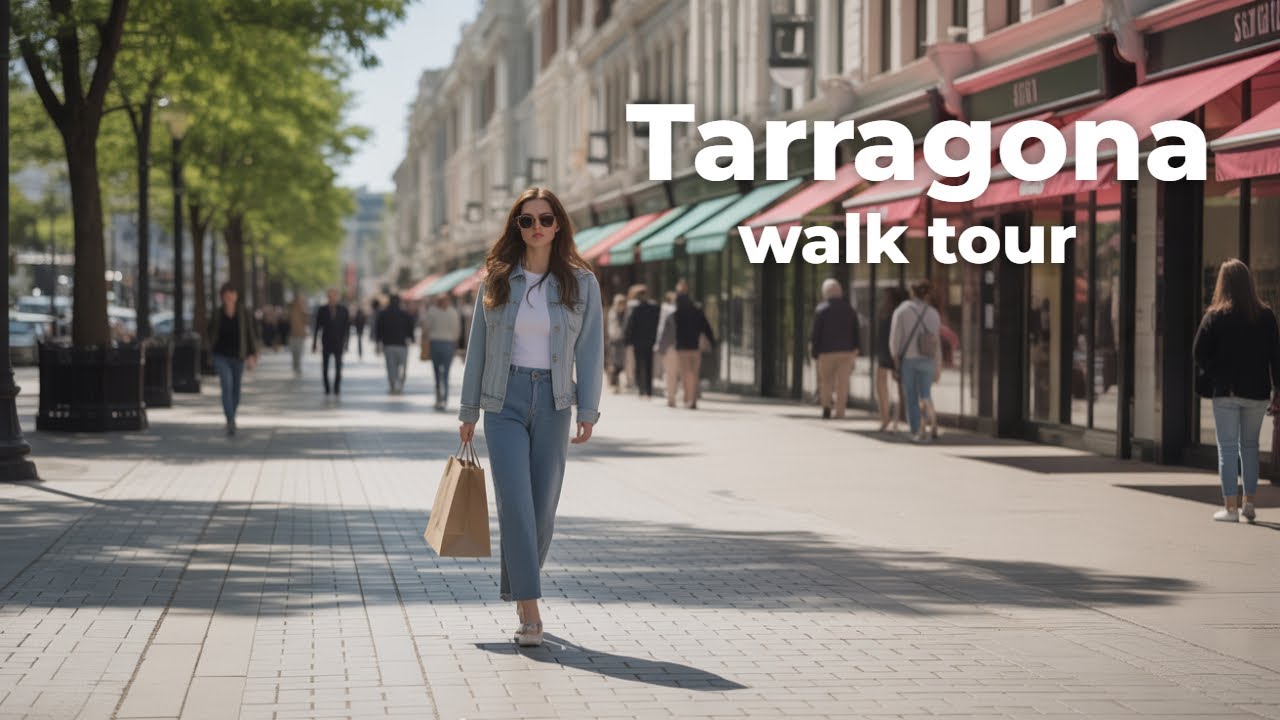 Ancient Tarragona Walking Tour | Hidden Roman Aqueduct Paths | 4K