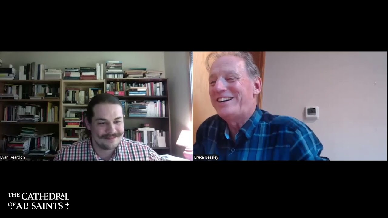 Poet Bruce Beasley with Evan Craig Reardon