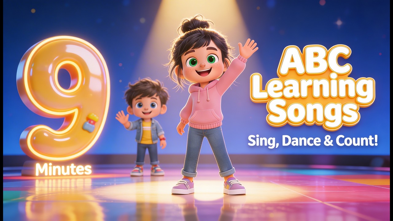 9 Minutes of ABC & Learning Songs with Milla 🎉 | Fun Educational Kids Video