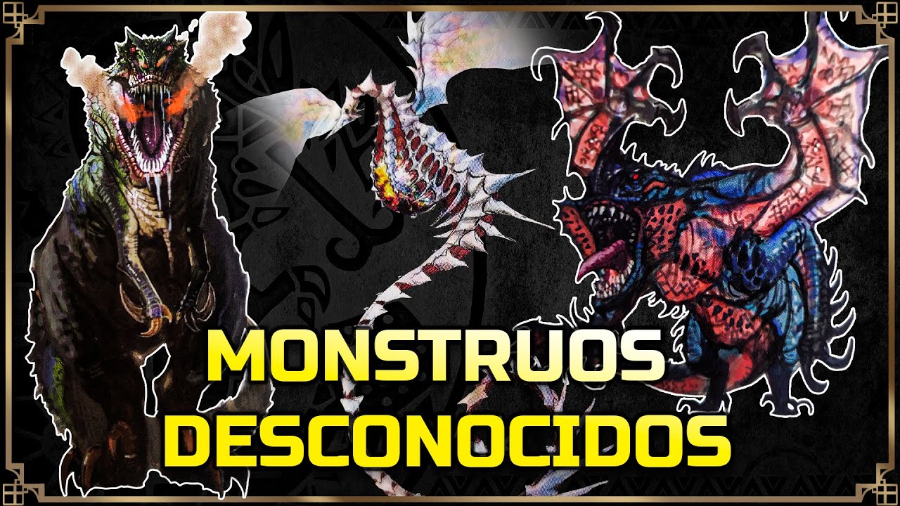 Criaturas NO IDENTIFICADAS en MONSTER HUNTER 😱