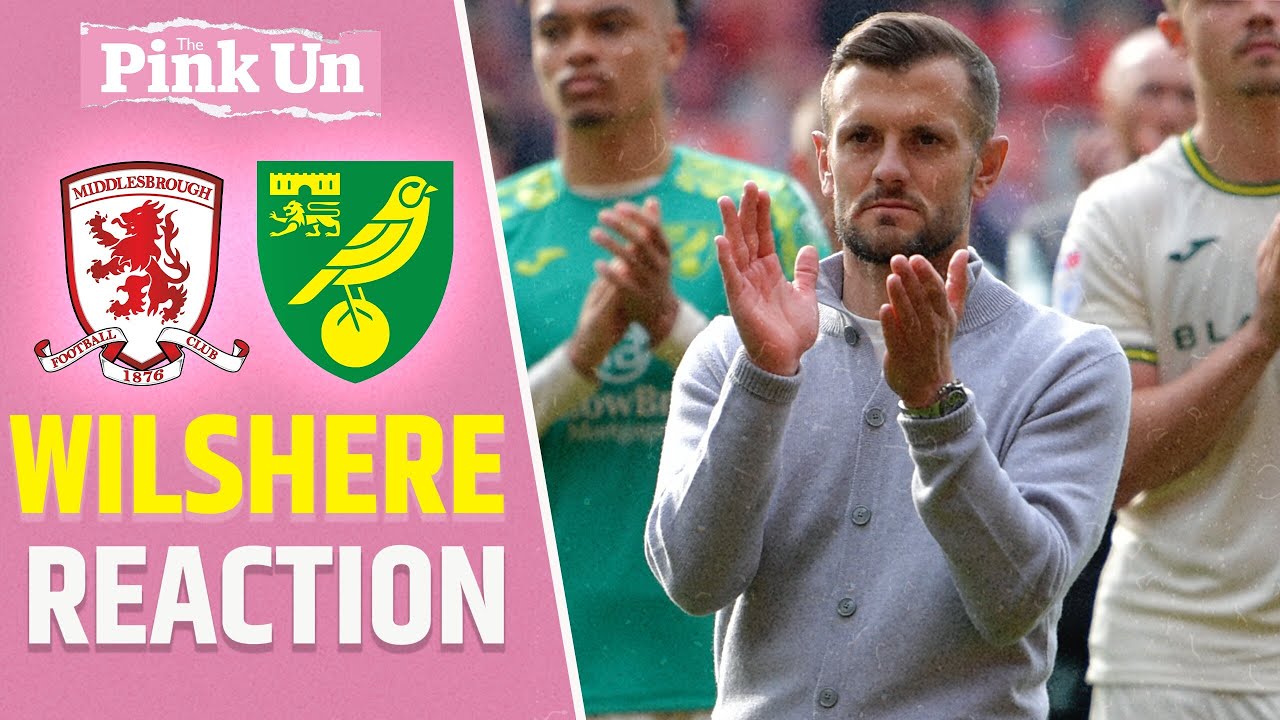 Jack Wilshere Reaction | Middlesbrough 0-0 Norwich City | The Pink Un