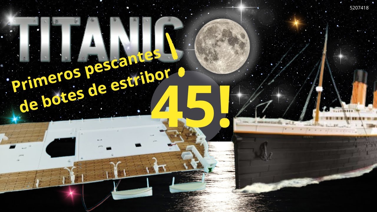 TITANIC de Salvat │Armado del Fascículo 45 │Pescantes de estribor #titanic #salvat #rmstitanic