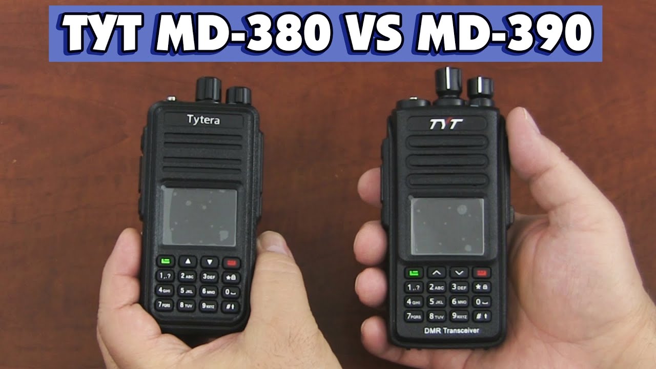 TYT MD-390 Unboxing and MD-380 Comparison