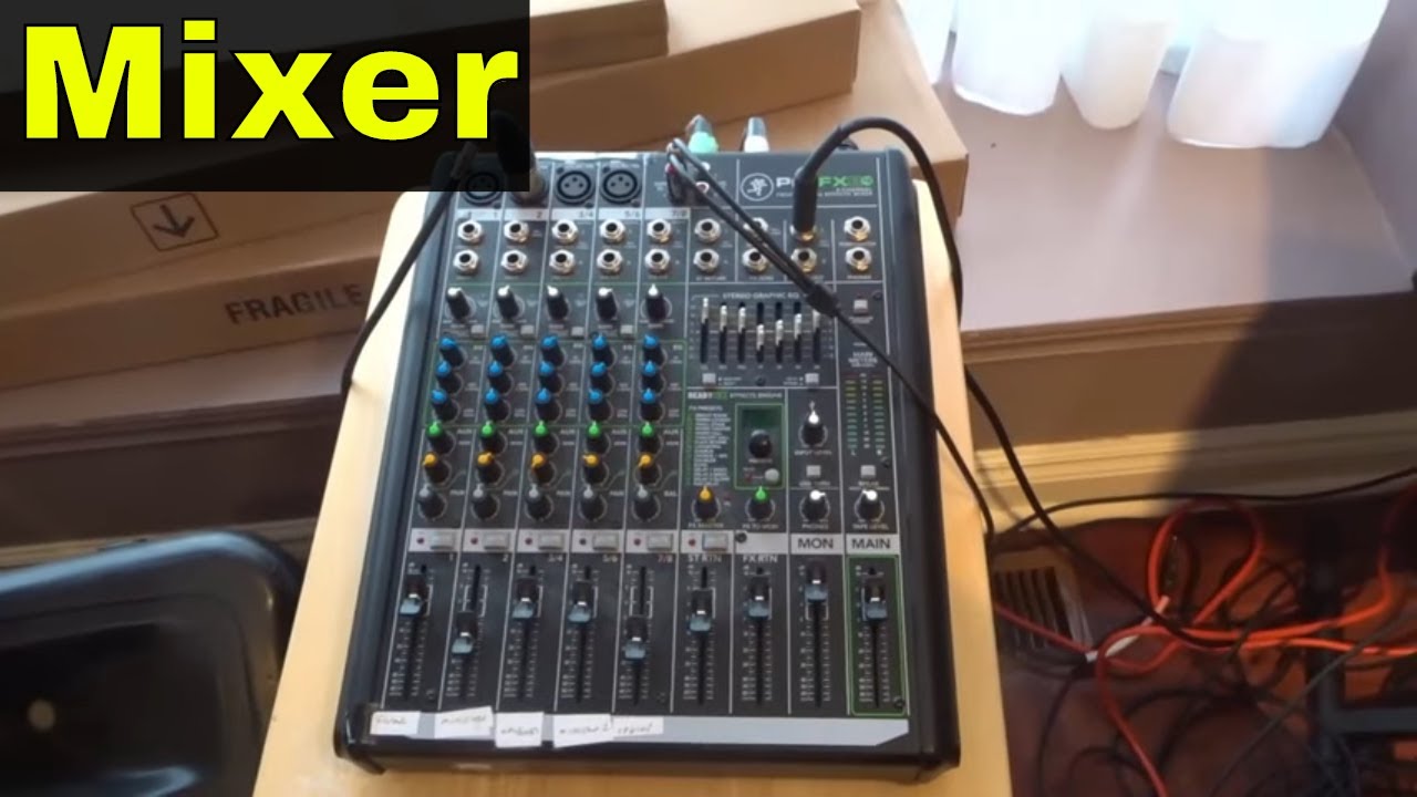 Connecting Instruments To A Mixer-Tutorial