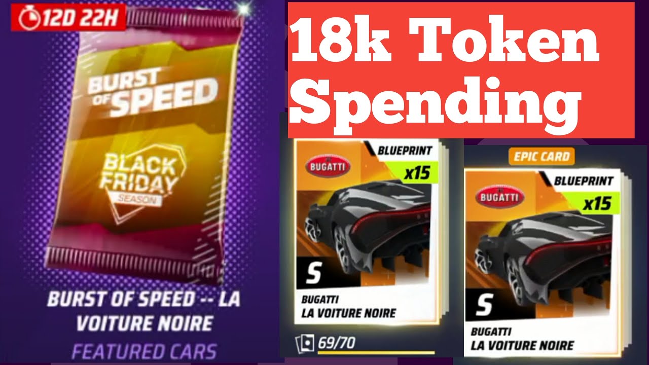 Black Friday Packs : MAXing BUGATTI LA VOITURE NOIRE | ASPHALT LEGENDS UNITE |