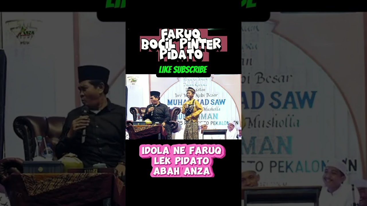 KH Anwar Zahid (Faruq bocil pinter pidato) #shortvideo #ceramahlucu #pengajiankiailucu