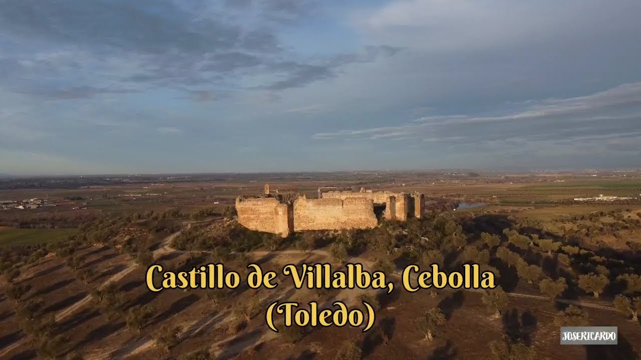 Castillo de Villalba, en Cebolla (Toledo), a vista de dron 4K. #mini2 #drone