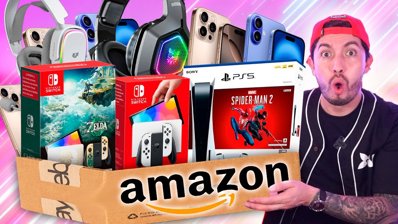 COMPRE LA CAJA GAMER MISTERIOSA MAS BARATA DE AMAZON DEVOLUCIONES... ES UN ROBO?