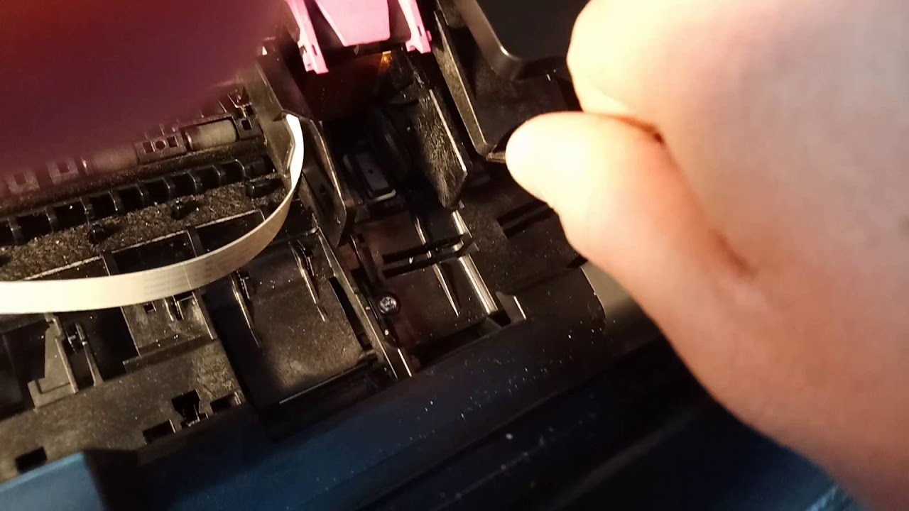 HP Envy 4500 Service station stall/carriage jam error how to fix