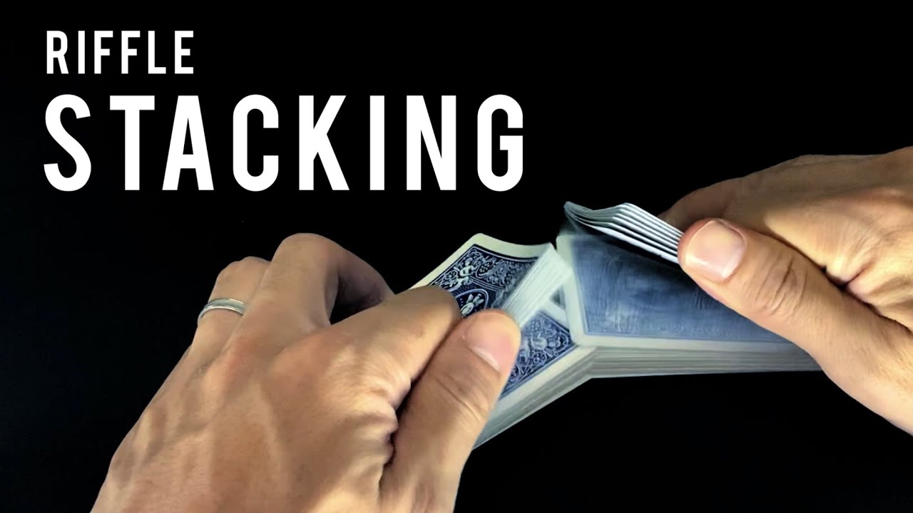 【解説】リフルスタッキング riffle stacking tutorial