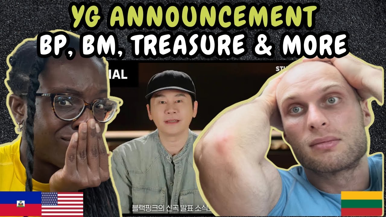 REACTION TO BLACKPINK, BABYMONSTER, TREASURE, AND UPCOMING ROOKIES | YG ANNOUNCEMENT