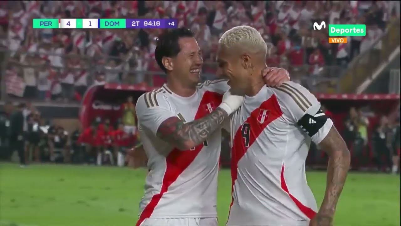 PER&Uacute; vs. R. DOMINICANA: PAOLO GUERRERO, de penal, puso el 4-1 final | AMISTOSO INTERNACIONAL 🇵🇪⚽️🇩🇴