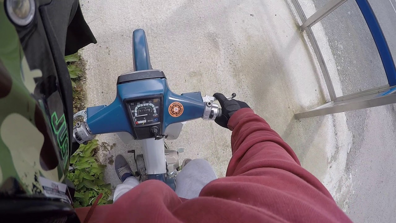 honda cub c90 140cc first ride part 1