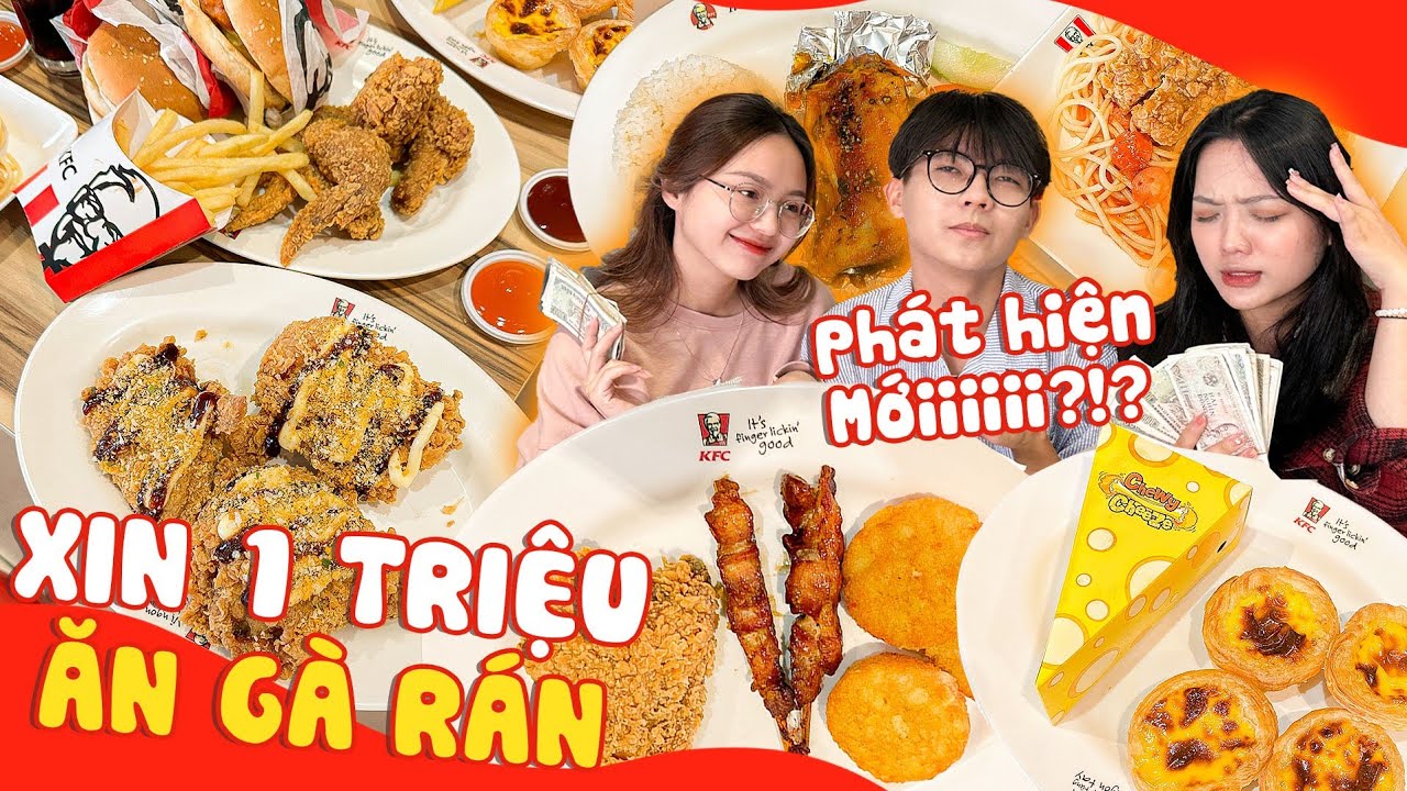 HNAG cầm 1 TRIỆU TIỀN LẺ đi ăn Gà rán | Nhân viên thất thần, Thăng Long có phát hiện mới bất ngờ!!